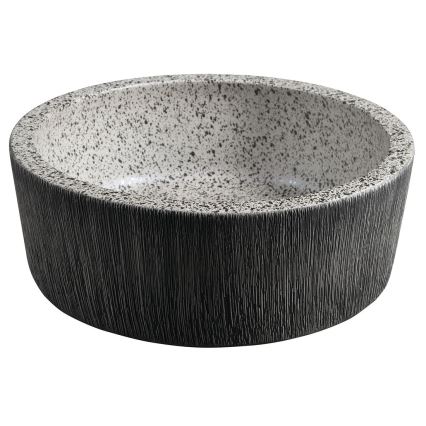 Sapho - Vasque à poser PRIORI Ø 41 cm blanc/gris