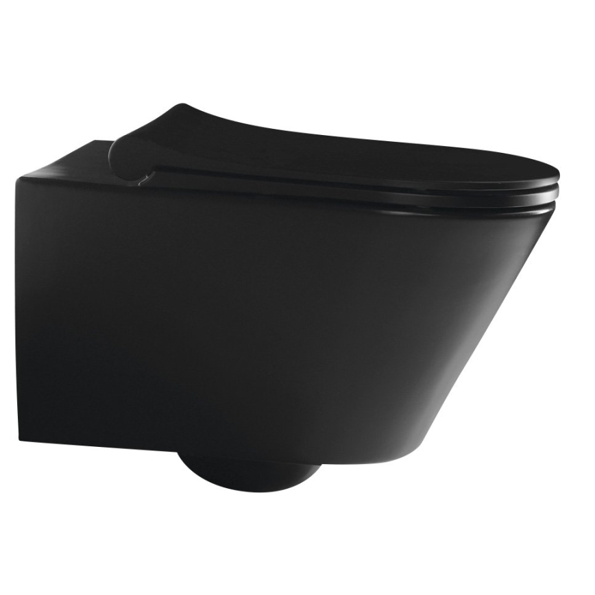 Sapho - WC suspendu AVVA céramique/noir