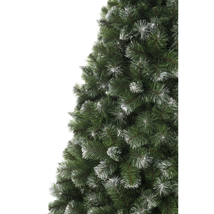 Sapin De Noël Artificiel Lumineo - 180 Cm De Haut, 96 Cm De Diamètre - PVC Ignifuge, Branches Irrégulières Naturelles - Pied Métal Stable - Facile à Ranger