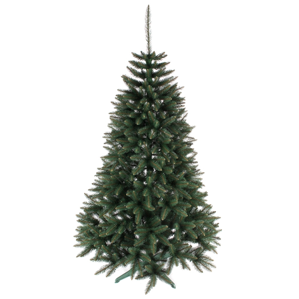 Sapin De Noël Artificiel 120 Cm - Épicéa Scandinave Réaliste Avec Support Bois Et Sac De Rangement - 5