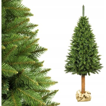 Sapin de Noël sur tronc 220 cm, épicéa