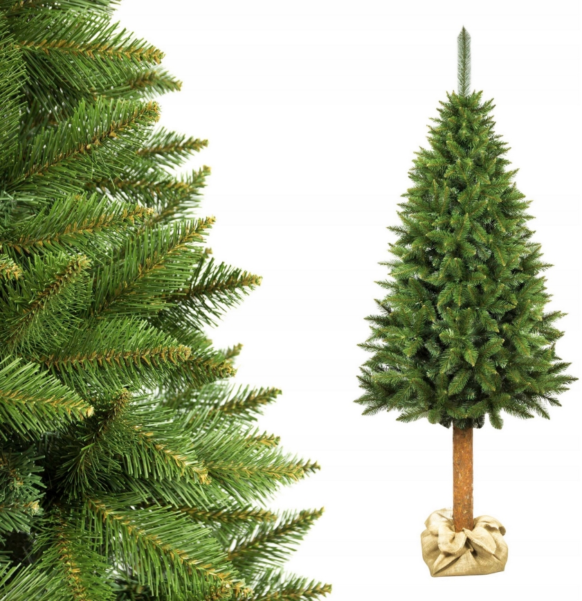 Sapin de Noël sur tronc 220 cm, épicéa