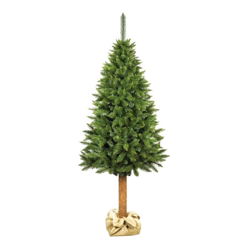 Sapin de Noël sur tronc 220 cm, épicéa