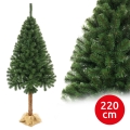 Sapin de Noël sur un tronc 220 cm sapin