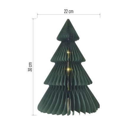 Sapin LED de Noël 10xLED/3xAA