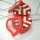Savon moussant rose RED HEART MIX - taille M (33 pièces)