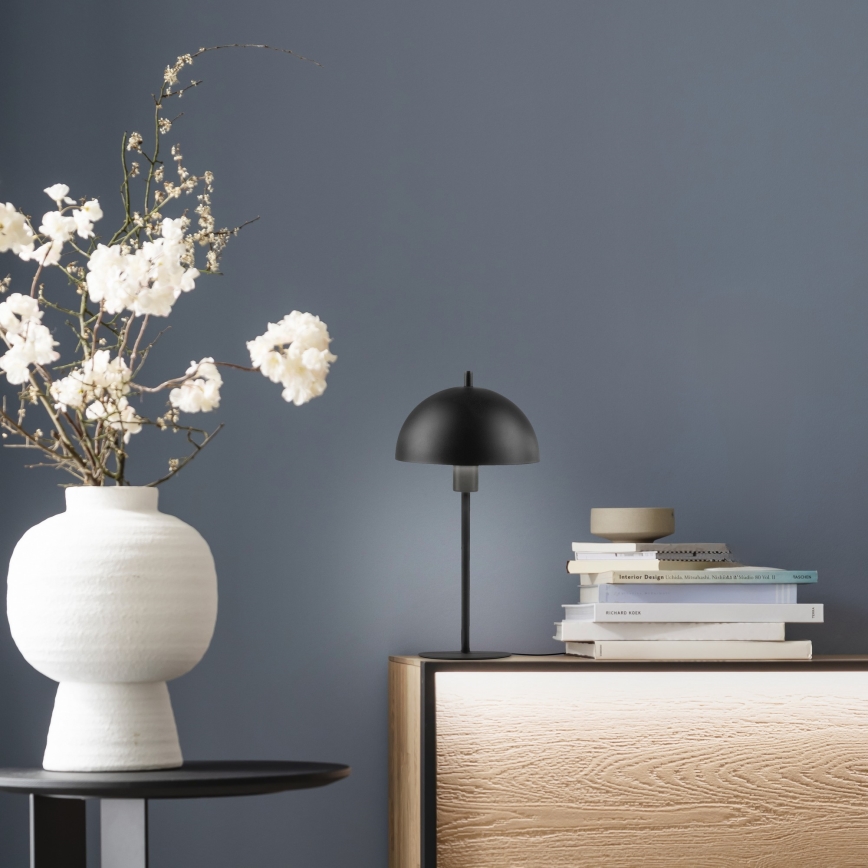 Schöner Wohnen 11726-18 - Lampe de table ALI 1xE14/15W/230V noire