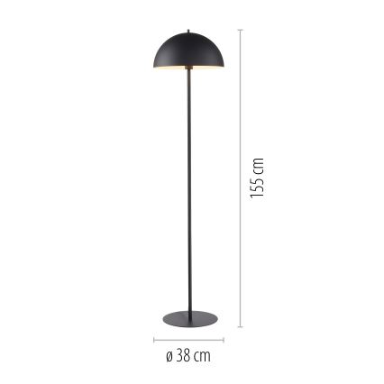 Schöner Wohnen 11727-18 - Lampadaire ALI 1xE27/25W/230V noir