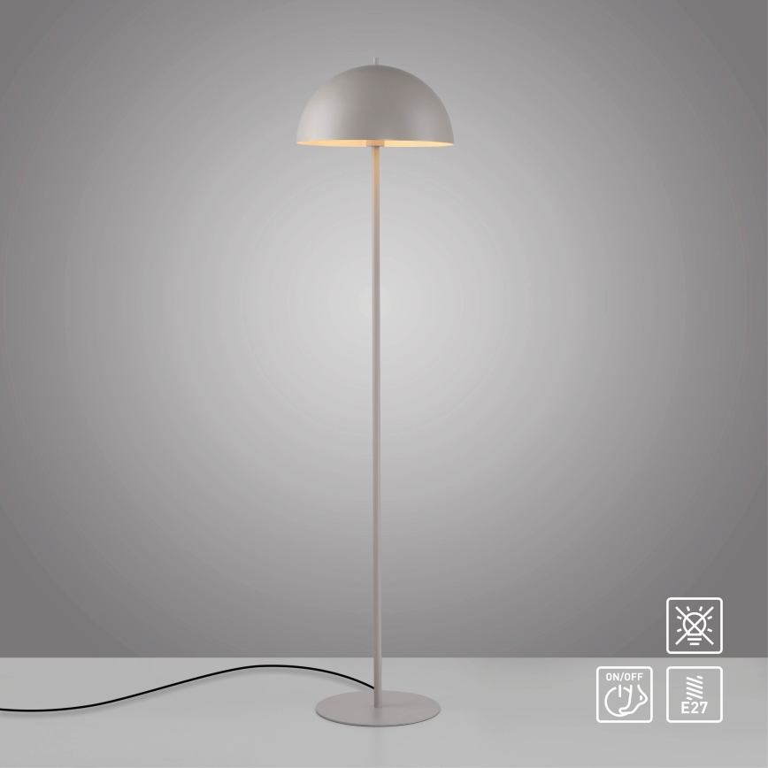 Schöner Wohnen 11727-39 - Lampadaire ALI 1xE27/25W/230V gris