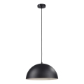 Schöner Wohnen 11728-18 - Suspension sur câble ALI 1xE27/25W/230V Ø 38 cm, noire