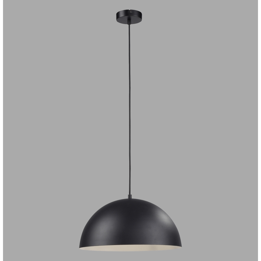 Schöner Wohnen 11728-18 - Suspension sur câble ALI 1xE27/25W/230V Ø 38 cm, noire