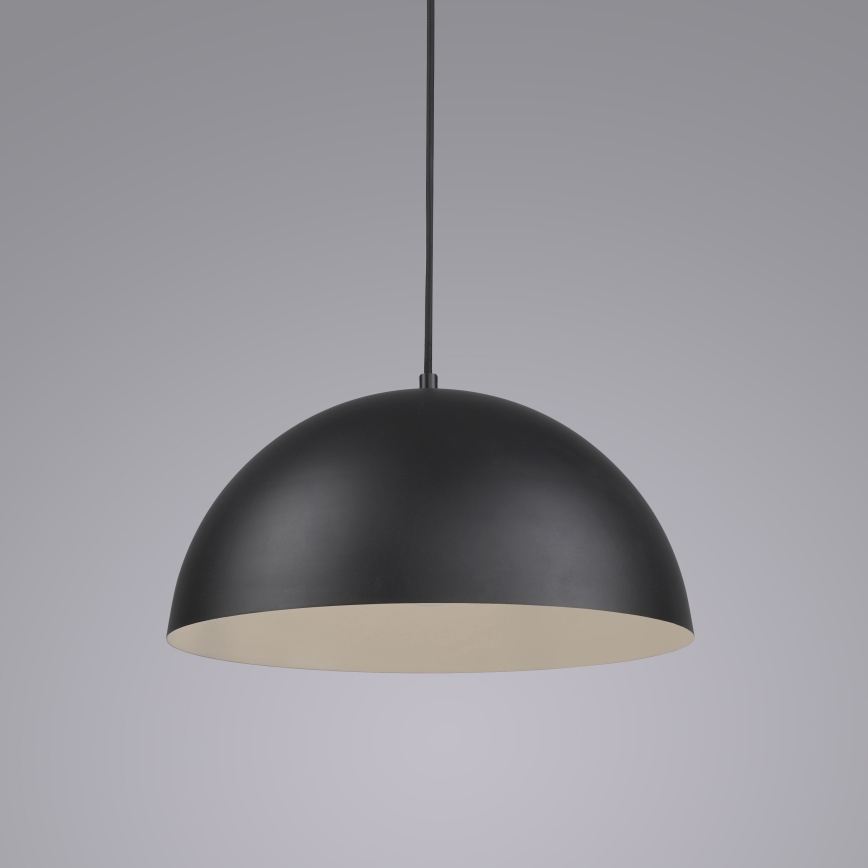 Schöner Wohnen 11728-18 - Suspension sur câble ALI 1xE27/25W/230V Ø 38 cm, noire