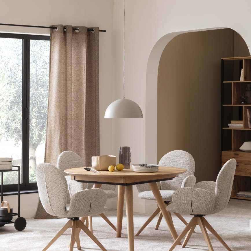 Schöner Wohnen 11728-39 - Suspension sur câble ALI 1xE27/25W/230V, Ø 38 cm, gris