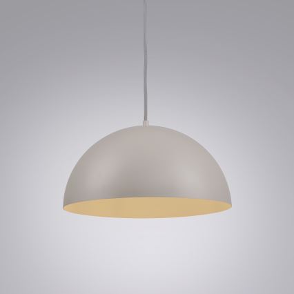 Schöner Wohnen 11728-39 - Suspension sur câble ALI 1xE27/25W/230V, Ø 38 cm, gris