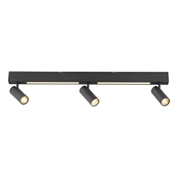 Schöner Wohnen 11794-18 - Spot LED DANTE 3xGU10/10W/230V + LED/14,4W noir