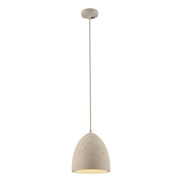 Schöner Wohnen 12540-42 - Suspension à câble TRAVENTA 1xE27/40W/230V Ø 21 cm béton
