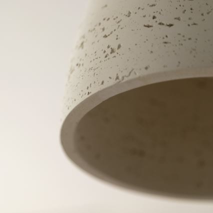 Schöner Wohnen 12541-42 - Suspension sur câble TRAVENTA 3 x E27 / 40 W / 230 V béton