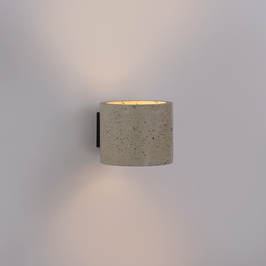 Schöner Wohnen 12542-42 - Applique murale TRAVENTA 1xG9/10W/230V béton