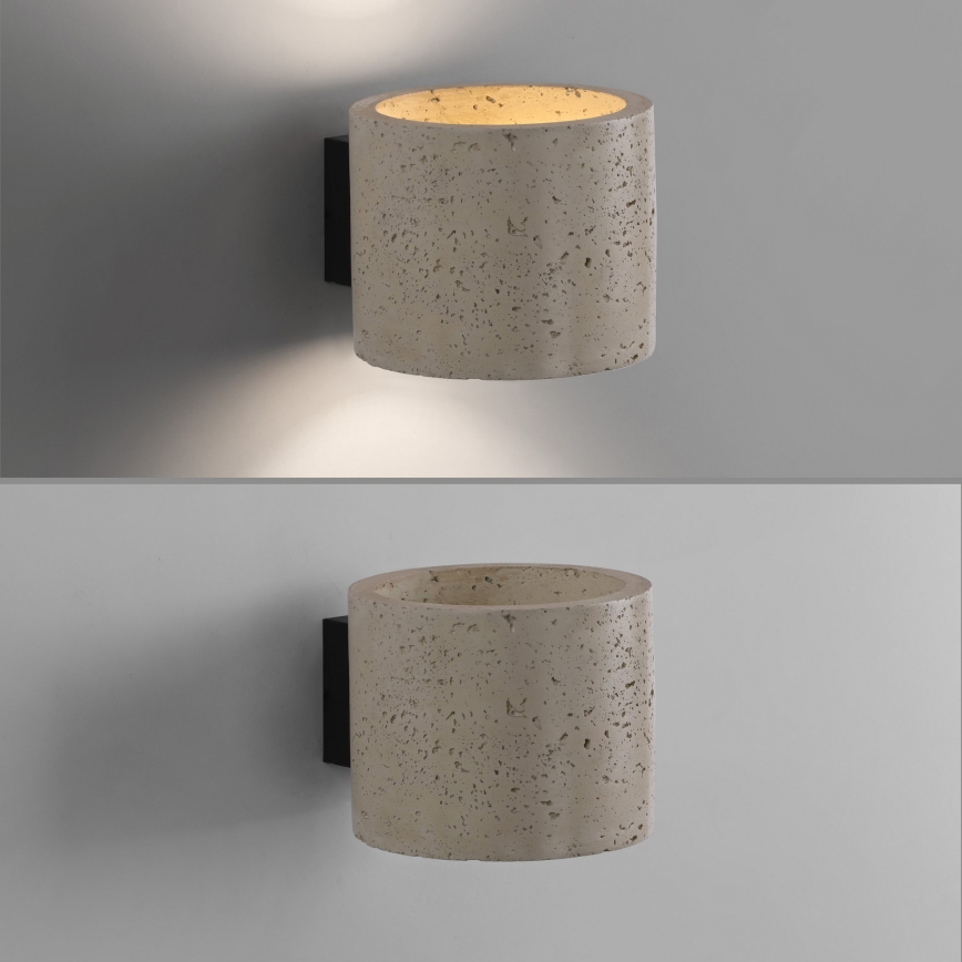 Schöner Wohnen 12542-42 - Applique murale TRAVENTA 1xG9/10W/230V béton