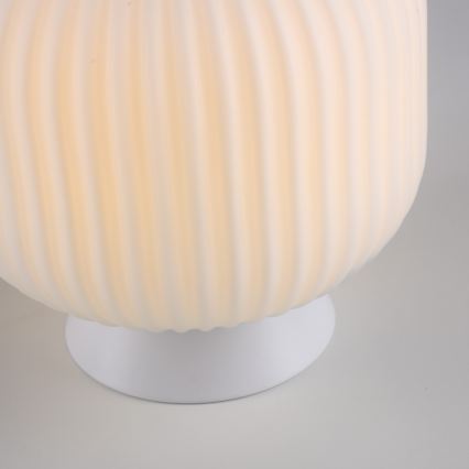 Schöner Wohnen 13573-16 - Lampe de table NAMI 1xE27/25W/230V blanche