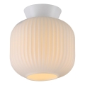Schöner Wohnen 13574-16 - Plafonnier NAMI 1xE27/25W/230V Ø 20 cm blanc