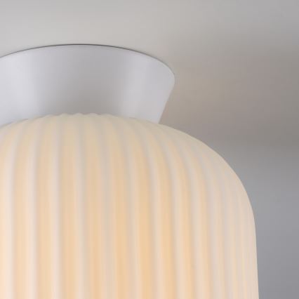 Schöner Wohnen 13574-16 - Plafonnier NAMI 1xE27/25W/230V Ø 20 cm blanc