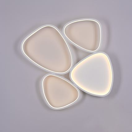 Schöner Wohnen 14038-16 - Plafonnier LED dimmable PEBBLES LED/35,5W/230V blanc