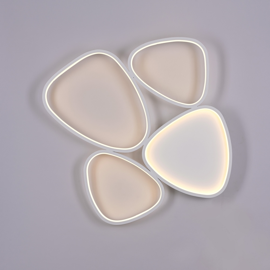 Schöner Wohnen 14038-16 - Plafonnier LED dimmable PEBBLES LED/35,5W/230V blanc