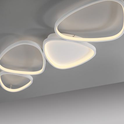 Schöner Wohnen 14039-16 - Plafonnier LED dimmable PEBBLES LED/35,5W/230V blanc