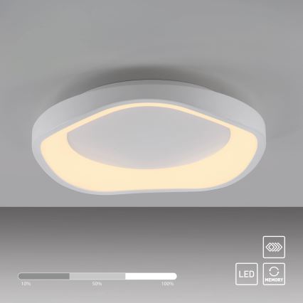 Schöner Wohnen 14233-16 - Plafonnier LED dimmable MONTA LED/21W/230V Ø 40 cm blanc