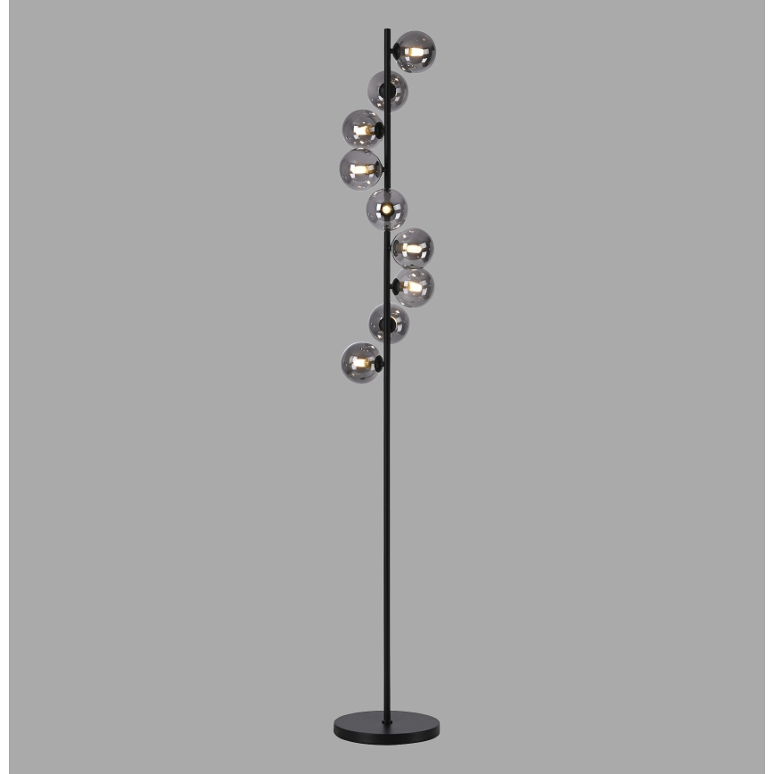 Schöner Wohnen 14506-18 - Lampadaire LED DUBAI 9xG9/3W/230V noir/fumé