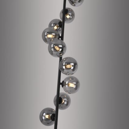 Schöner Wohnen 14506-18 - Lampadaire LED DUBAI 9xG9/3W/230V noir/fumé