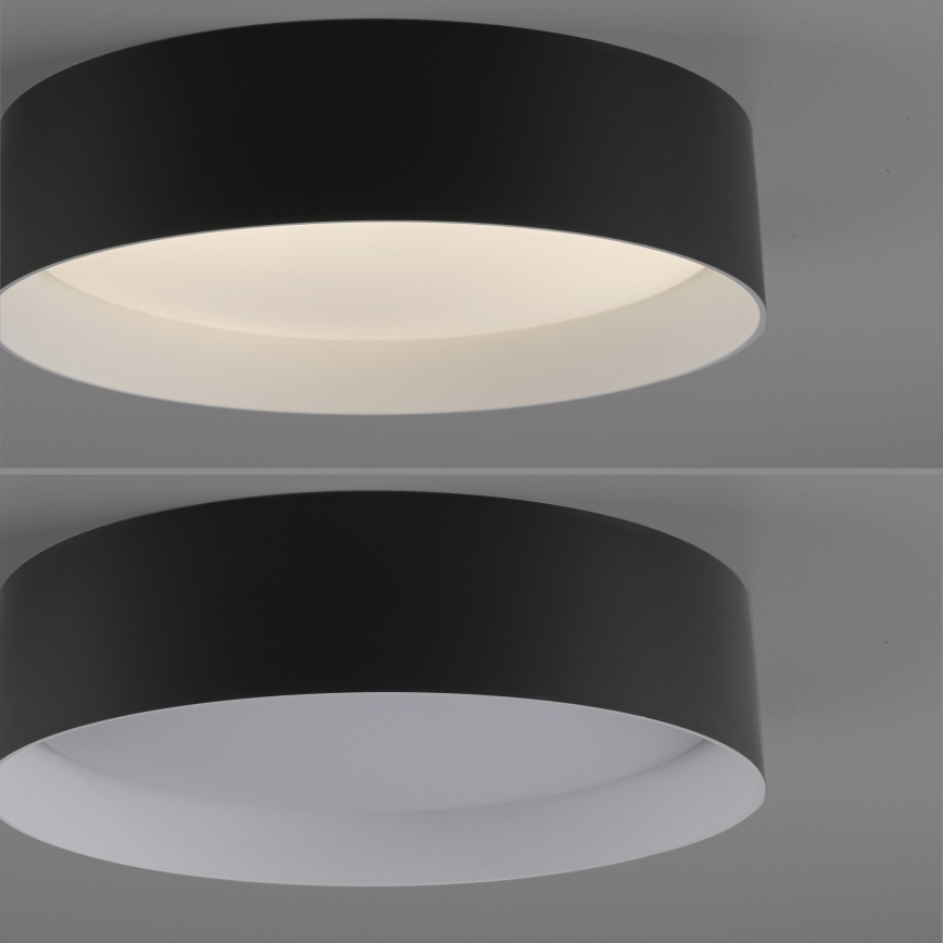 Schöner Wohnen 14593-18 - Plafonnier LED dimmable TAVOLI LED/10W/230V 2700-6500K Ø 28,5 cm noir + télécommande