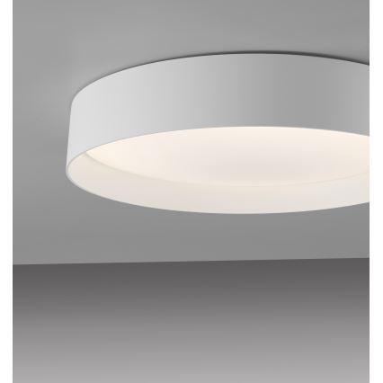 Schöner Wohnen 14594-16 - Plafonnier LED dimmable TAVOLI LED/20W/230V 2700–6500K Ø 39 cm blanc + télécommande