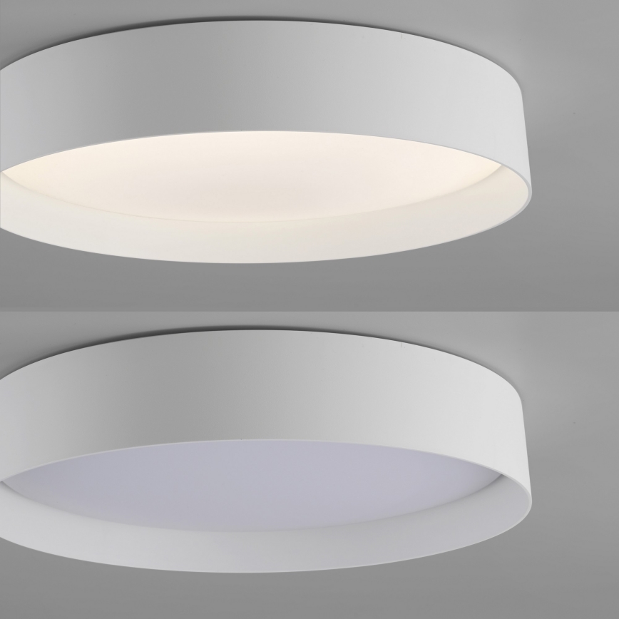 Schöner Wohnen 14594-16 - Plafonnier LED dimmable TAVOLI LED/20W/230V 2700–6500K Ø 39 cm blanc + télécommande