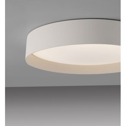 Schöner Wohnen 14594-39 - Plafonnier LED dimmable TAVOLI LED 20 W / 230 V 2700–6500 K Ø 39 cm gris avec télécommande