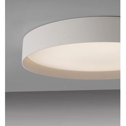 Schöner Wohnen 14595-39 - Plafonnier LED dimmable TAVOLI LED/34W/230V 2700-6500K Ø 49 cm gris + télécommande