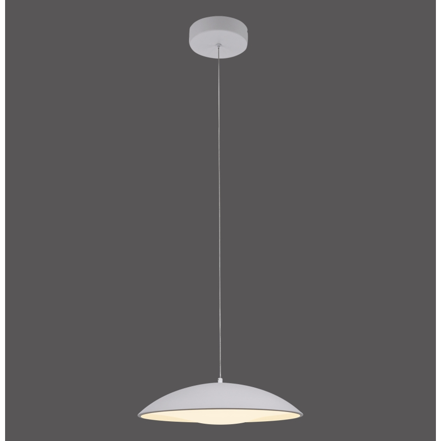 Schöner Wohnen 14606-16 - Lustre LED dimmable sur câble LENTE LED/17W/230V Ø 40 cm blanc