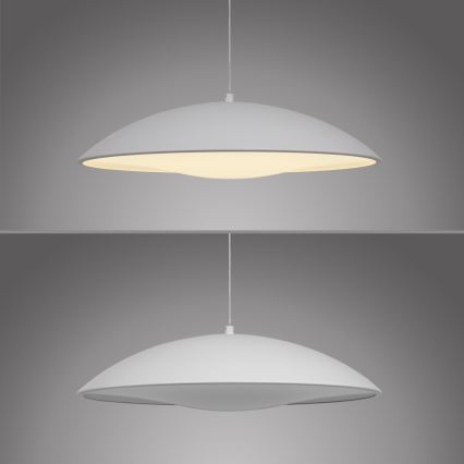 Schöner Wohnen 14606-16 - Lustre LED dimmable sur câble LENTE LED/17W/230V Ø 40 cm blanc