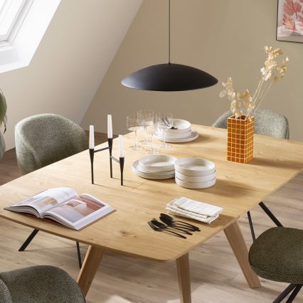 Schöner Wohnen 14606-18 - Suspension LED dimmable sur câble LENTE LED/17W/230V Ø 40 cm noire