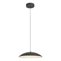 Schöner Wohnen 14606-18 - Suspension LED dimmable sur câble LENTE LED/17W/230V Ø 40 cm noire
