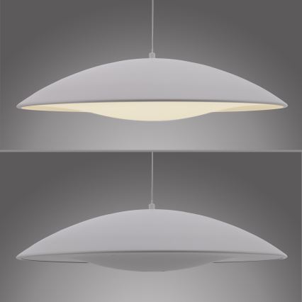 Schöner Wohnen 14607-16 - Suspension LENTE sur câble, LED dimmable, 23W/230V, Ø 50 cm, blanche