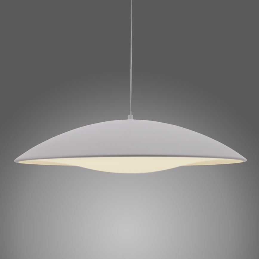 Schöner Wohnen 14607-16 - Suspension LENTE sur câble, LED dimmable, 23W/230V, Ø 50 cm, blanche