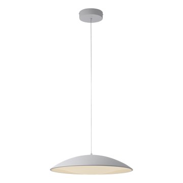 Schöner Wohnen 14607-16 - Suspension LENTE sur câble, LED dimmable, 23W/230V, Ø 50 cm, blanche