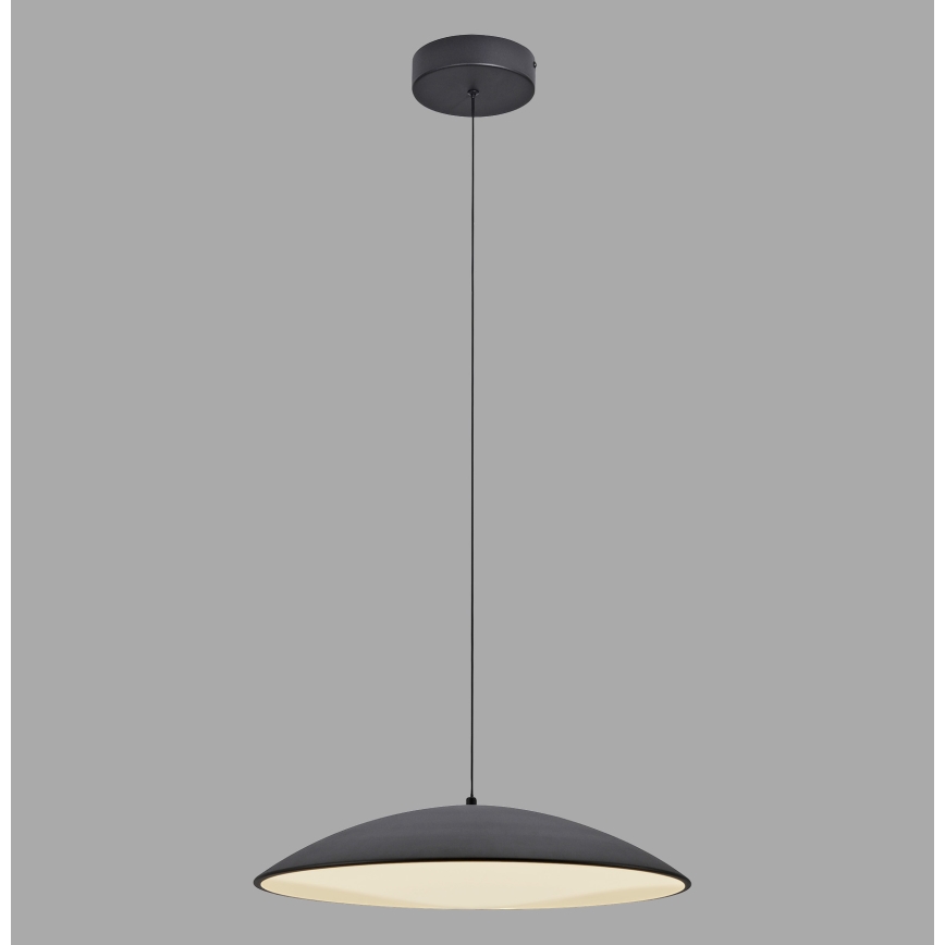 Schöner Wohnen 14607-18 - Suspension LED dimmable sur câble LENTE, 23 W, 230 V, Ø 50 cm, noir