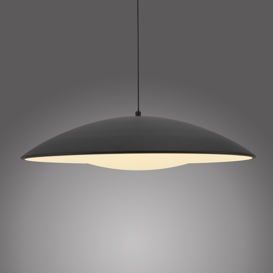 Schöner Wohnen 14607-18 - Suspension LED dimmable sur câble LENTE, 23 W, 230 V, Ø 50 cm, noir
