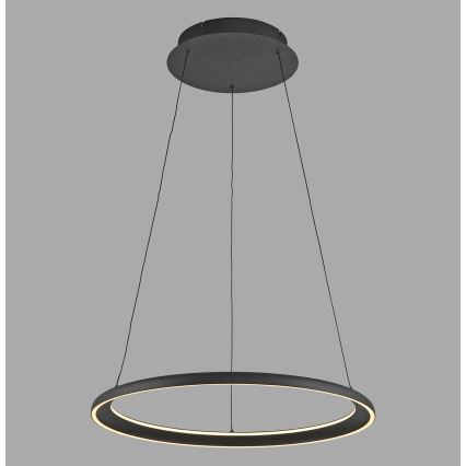 Schöner Wohnen 15570-18 - Suspension LED dimmable sur câble QUILLO LED/36W/230V Ø 60 cm noir