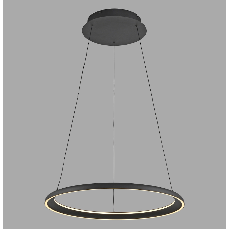 Schöner Wohnen 15570-18 - Suspension LED dimmable sur câble QUILLO LED/36W/230V Ø 60 cm noir