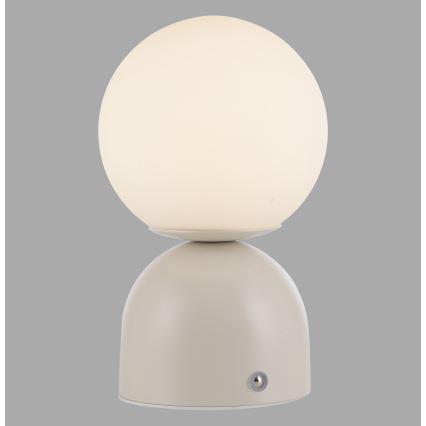 Schöner Wohnen 19218-39 - lampe de table LED tactile dimmable et rechargeable RUDI LED/1,2W/5V 3000-6000K 1200 mAh gris