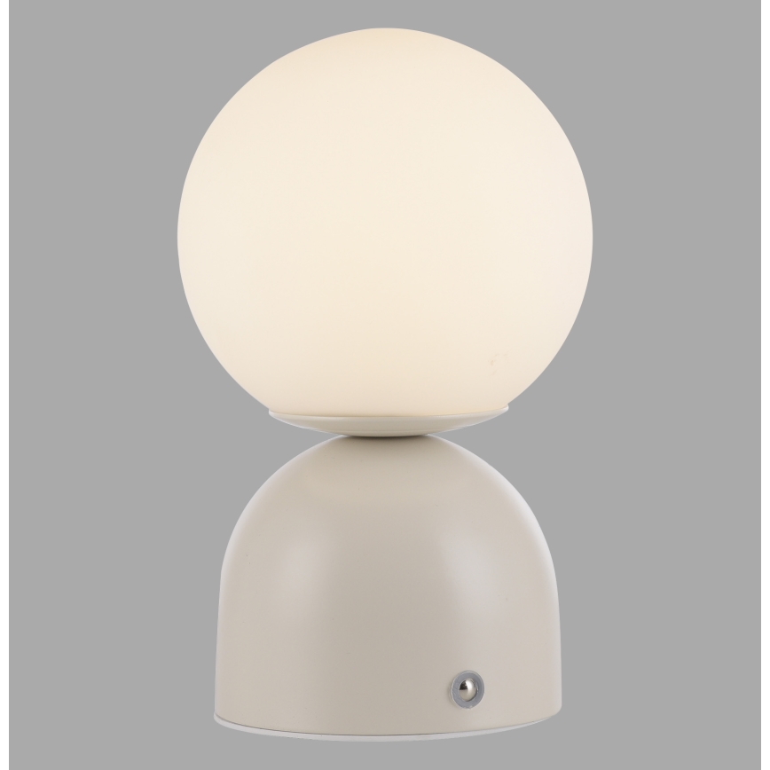 Schöner Wohnen 19218-39 - lampe de table LED tactile dimmable et rechargeable RUDI LED/1,2W/5V 3000-6000K 1200 mAh gris